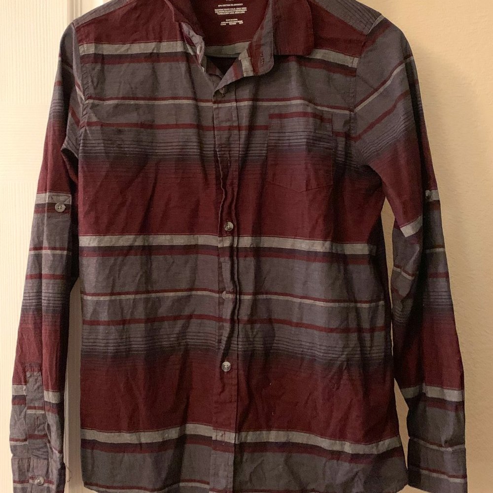 Boys Long Sleeve Casual Button Up Arizona Co. Shirt